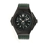 Image of Morphic M55 Series Chronograph Leather-Band Watch with Date