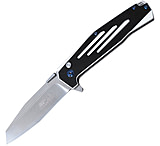 Image of Mtech Button Lock Black/White Folding Knife