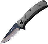 Image of Mtech Button Lock Gray Folding Knife