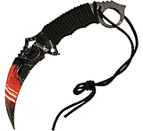 Image of Mtech Karambit Fixed Blade Red