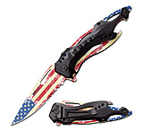 Image of Mtech Patriotic Assisted Knife w/Bottle Opener