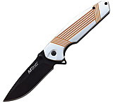 Image of Mtech Stripe Framelock AO Folding Knife