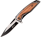 Image of Mtech Wood Framelock A/O Folding Knife