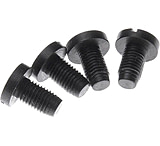 Nighthawk Custom Grip Screws, Set of Four, Slot head, Carbon, Fully Machined, SP0156