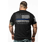 Image of Nine Line Thin Blue Line Graphic T-Shirts - Mens