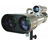 Image of Oberwerk 100mm Binocular Telescope w/ 25x Eyepiece, Tripod, Case