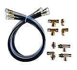 Image of Octopus Autopilot Drives 30&quot; Hose &amp; Fitting Kit Including Orb &amp; NPT Helm Fittings