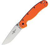Image of Ontario Knife RAT I Linerlock Orange D2 Folding Knife
