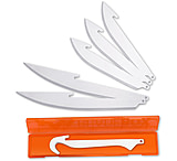 Outdoor Edge Cutlery Razor-Safe Knife, 6-Blade Combo Set, Stainless Steel, 3 Drop Pt, 2 Bone, 1 Gut, RRC-6