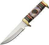 Image of Pakistan Wind Painter Hunter 5.00 in Stainless Steel Fixed Blade Knife