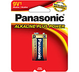 Panasonic 9-Volt Alkaline Plus Power Battery w/ Anti Leak Protection, 6AM-6PA/1B