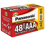 Panasonic Alkaline Size AAA Plus Power - 48 Piece Blister Box of Batteries, LR03PA48PC