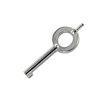 Image of Poly Technologies Blueline Standard Handcuff Key, Set of 2