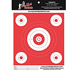 Image of Pro-Shot Bullseye 1x6in, 4x2in Heavy Paper Targets