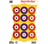 Image of Pro-Shot Splatter Shot Game Series Shoot 4 The Stars Heavy Tag Paper Target