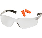 Image of Pyramex Mini-Ztek Safety Glasses And DP1000 Ear Plug Combo Clear Lens Clear Frame Ten Pack PYS2510SNDP