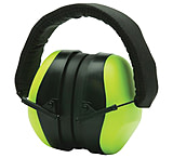 Image of Pyramex VentureGear Ear Muffs NRR 26db Hi-Viz Lime Green Clampacked