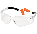 Image of Pyramex Ztek Safety Glasses And DP1000 Ear Plug Combo Clear Lens Clear Frame PYS2510SDP