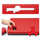 Image of RAGAR RAGAR 50.5 in x 13.5 in Foam Insert For Hard Rifle Cases