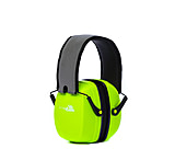 Image of Rifleman Hi Viz Green Ear Muffs with Reflective Headband, NRR 28