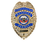 Image of Rothco Deluxe Concealed Weapons Permit Badge