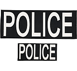 Image of Rothco Police Patch Set of Two w/ Hook Back