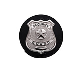 Image of Rothco Round Leather Clip On Badge Holder