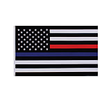 Image of Rothco Thin Blue and Thin Red Line Flag