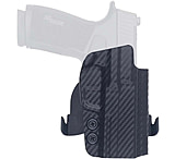 Image of Rounded SSRP365XMACROTLR7SUBCF Paddle Holster OWB Black Carbon Fiber Kydex
