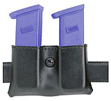 Image of Safariland 079 Concealment Magazine Holder, Snap-On, Double - Plain Black, Ambidextrous 079-383-6