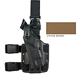 Image of Safariland 6005 SLS Tactical Holster w/ Quick Release Leg Harness - STX Foliage Green, Right Hand 6005-73-541