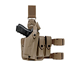 Image of Safariland 6005 SLS Tactical Holster w/ Quick Release Leg Harness - STX FDE Brown, Right Hand 6005-76-551
