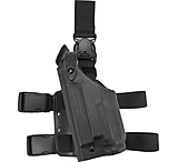 Image of Safariland 6005 SLS Tactical Holster w/ Quick Release Leg Harness - STX Tactical Black, Left Hand 6005-260-122