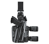 Image of Safariland 6305 ALS Tactical Holster w/ Quick Release Leg Harness - STX Foliage Green, Right Hand 6305-73-541