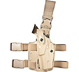 Image of Safariland 6305 ALS Tactical Holster w/ Quick Release Leg Harness - STX FDE Brown, Left Hand 6305-53-552