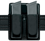 Image of Safariland 75 Double Mag Pouch Without Flaps - Basketweave Brown, Ambidextrous 75-83-03