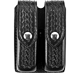 Image of Safariland 77 Double Handgun Magazine Pouch - Basket Black, Ambidextrous 77-383-4