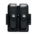 Image of Safariland 77 Double Handgun Magazine Pouch - Plain Black, Ambidextrous 77-383-2B