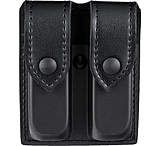 Image of Safariland 77 Double Handgun Magazine Pouch - STX Plain Black, Ambidextrous 77-283-41PBL