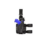 Image of Safariland 6305 ALS Tactical Holster w/ Quick Release Leg Harness - STX TAC Black, Right Hand 6305-53-131