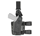Image of Safariland 6005 SLS Tactical Holster w/ Quick Release Leg Harness - Tactical Black, Left Hand 6005-0