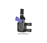 Image of Safariland 6005 SLS Tactical Holster w/ Quick Release Leg Harness - STX Tactical Black, Left Hand 6005-14921-122
