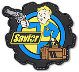 Image of Savior Equipment Morale Patch w/Savior Vault Boy w/ Range Bag
