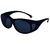 Image of Silencio Safety Glasses w/Black Frame &amp; Smoke Lens 3015023