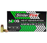 SinterFire NXG .380 ACP 75grain Lead-Free Ball Monolithic Copper Grain Brass Cased Pistol Ammunition