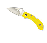 Image of Spyderco Dragonfly 2 Salt Series Yellow FRN Handle 5.6in Folding Knife