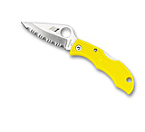 Image of Spyderco Ladybug3 Salt 4.4in Pocket Folding Knife - Yellow, FRN Handle