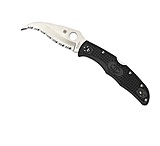 Image of Spyderco Matriarch2 8.39&quot; Folding Knife - Black, FRN Handle, SpyderEdge
