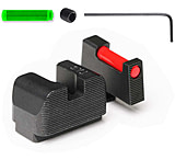 Tag Precision Glock TSH OR 10MM/.45 ACP Pistol Sights Fiber Optic, 20, 21, 25, 29, 30, 31, 32, 37, 40, 41, Black, 003BE004PN
