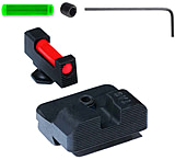Tag Precision Glock TSH TAC 10MM/.45 ACP Pistol Sights Fiber Optic, 20, 21, 25, 29, 30, 31, 32, 37, 40, 41, Excludes M.O.S. Models, Black, 001BE002PN